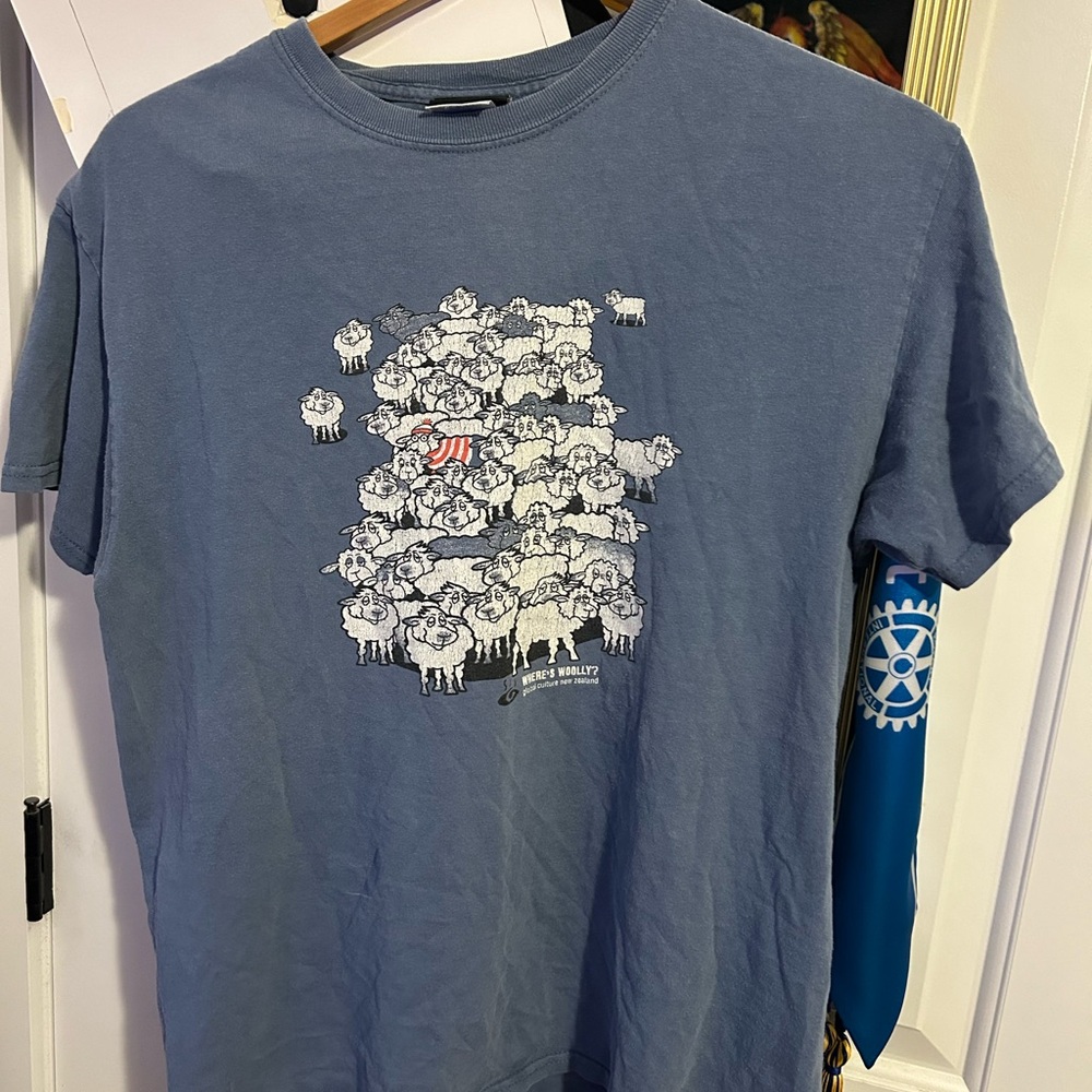 Blue Graphic T-Shirt